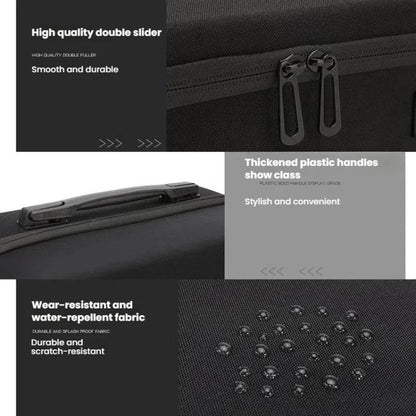 BKANO For Sony PS5 Slim Storage Bag Hard-Shell Shoulder Suitcase Storage Case(Black) - Bags by BKANO | Online Shopping UK | buy2fix