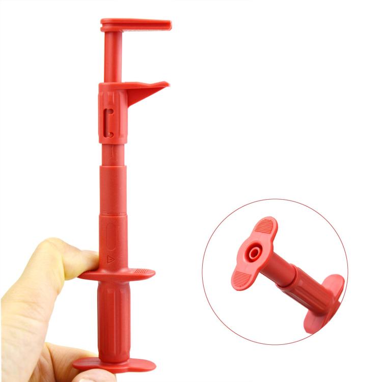 4mm Banana Jack IC Clamp Probe Hook Universal Multimeter Test Telescopic Hook(Red) - Other Tester Tool by buy2fix | Online Shopping UK | buy2fix