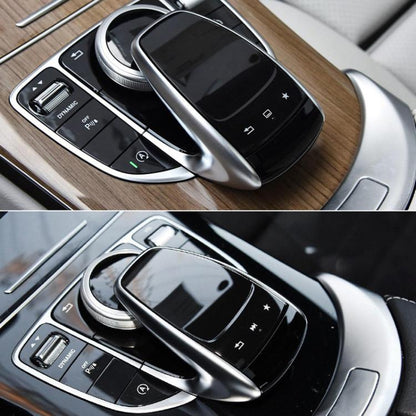 For Mercedes-Benz C / GLC New Model Car Multimedia Mouse Cover Multi-Function Handwriting Board Accessories 2059008018 2139008109 2059009927 - Car Switches by buy2fix | Online Shopping UK | buy2fix
