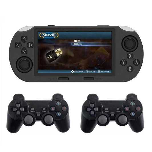 4.5-inch IPS Screen 64G Handheld Game Console Built-in 20000 Games, Model: SF3000 with 2 Handles - Pocket Console by buy2fix | Online Shopping UK | buy2fix