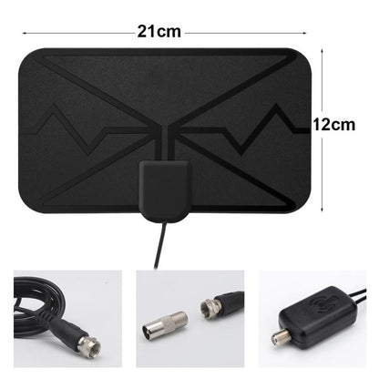 3600 Miles 4K Digital Antenna TV indoor Amplifier Signal Booster DVB-T2 HDTV Antenna - DVB-T & Simulation Antenna by buy2fix | Online Shopping UK | buy2fix