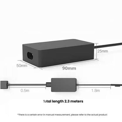For Microsoft Surface Laptop 65W 15V 4A Fast Charger With 5V 1A  USB-A Port AC Adapter US Plug - For Microsoft by buy2fix | Online Shopping UK | buy2fix