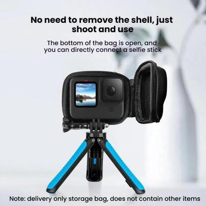 TELESIN Sports Camera Mini EVA Protective Storage Bag For GoPro HERO12 Black /11 Black /10 Black /9 Black(Black) - Carry Cases by TELESIN | Online Shopping UK | buy2fix