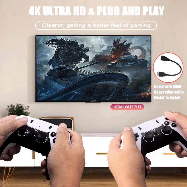 M10 Pro 4K TV Game Player 3D HD Retro Video Game Console 256G With Charged Controller - Pocket Console by buy2fix | Online Shopping UK | buy2fix
