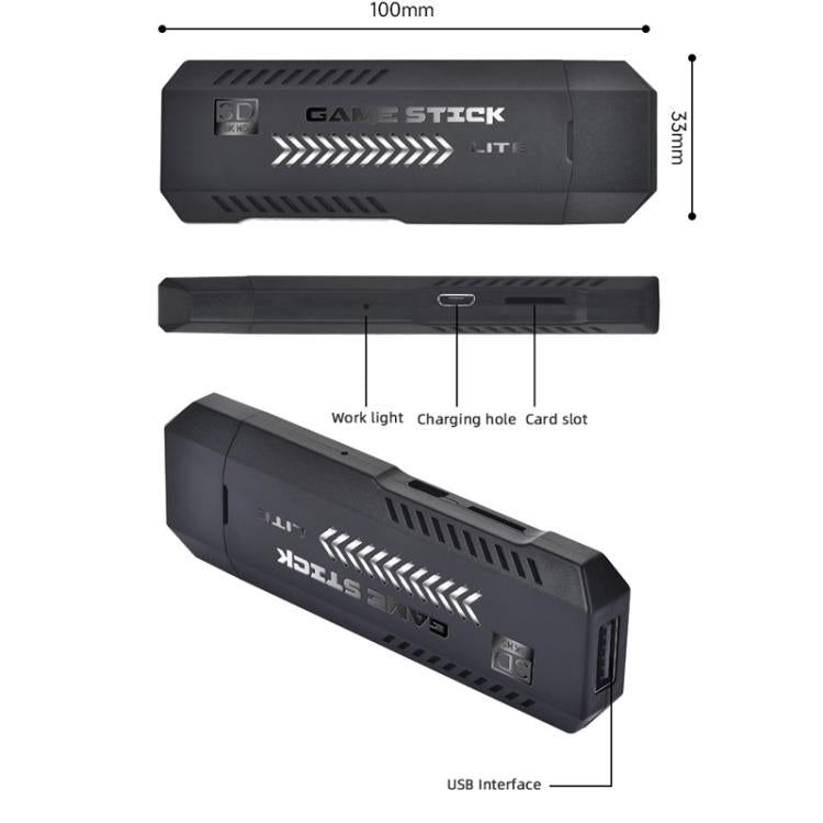 M10 Pro 4K TV Game Player 3D HD Retro Video Game Console 64G With Wired Controller - Pocket Console by buy2fix | Online Shopping UK | buy2fix