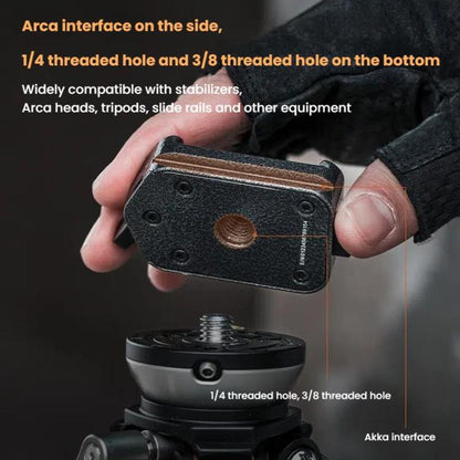 PGYTECH Camera Arca Quick Release Mount V2 Interface Tripod Accessory, Specifications: Set - Quick Release Plate by PGYTECH | Online Shopping UK | buy2fix