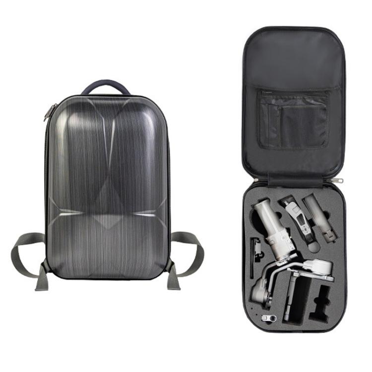 For DJI RS 4 Mini Large Capacity Waterproof Handheld Stabilizer PC Hard Shell Backpack(Brushed) - Backpacks & Bags by buy2fix | Online Shopping UK | buy2fix
