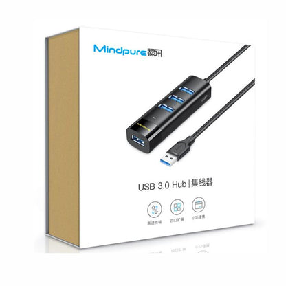 Mindpure US023 1.5m Type-C To 4-port USB3.0 Long Hub Docking Station Splitter - USB 3.0 HUB by Mindpure | Online Shopping UK | buy2fix