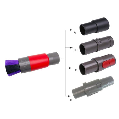 32mm Soft Brush+35mm Connector Vacuum Cleaner Dusting Streak Free Soft Brush Replacement Accessory Set - Other Accessories by buy2fix | Online Shopping UK | buy2fix