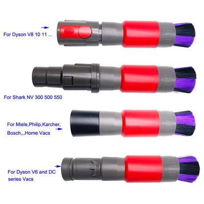 32mm Soft Brush+35mm Connector Vacuum Cleaner Dusting Streak Free Soft Brush Replacement Accessory Set - Other Accessories by buy2fix | Online Shopping UK | buy2fix