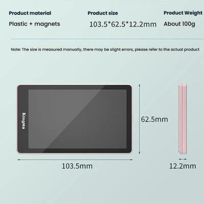 KingMa PH02 MAX Mobile Phone MagSafe Display Screen Selfie Live Streaming Phone Rear Camera(Pink) - Selfie Sticks by KingMa | Online Shopping UK | buy2fix