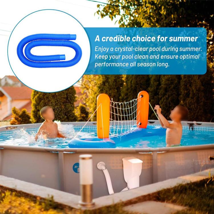 32mm Pool Hose + Connector + Screwdriver For Intex 300 GPH/530 GPH, Length: 1m White Hose - Swimming Pool Parts by buy2fix | Online Shopping UK | buy2fix