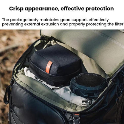 PGYTECH Dustproof Drop-proof Camera UV Filter Storage Bag(Black) - Lens Bag by PGYTECH | Online Shopping UK | buy2fix