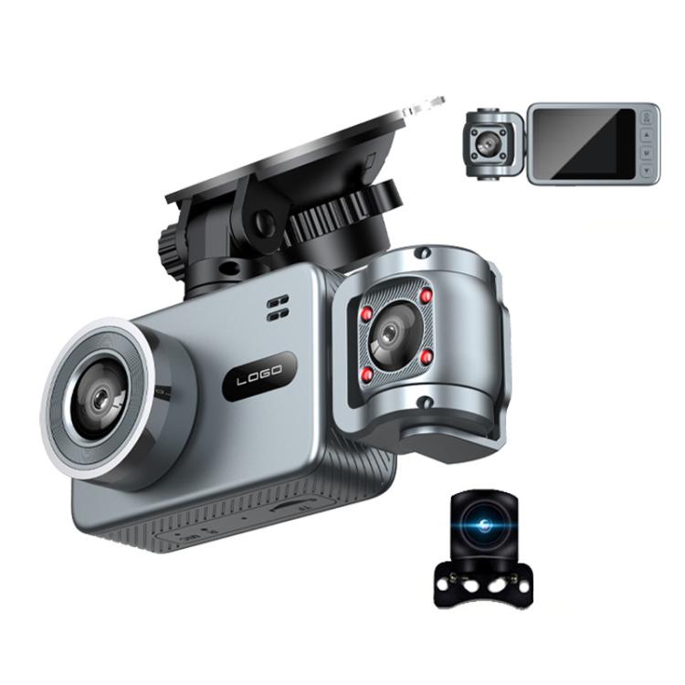 WIFI Connected 4K Three-Lens Car Driving Recorder(G79) - Car DVRs by buy2fix | Online Shopping UK | buy2fix