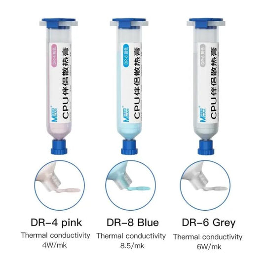 MaAnt Thermal Conductive Silicone Grease CPU Thermal Grease Computer Graphic Card Cooling Universal Thermal Conductive(Pink) - Soldering Paste by MaAnt | Online Shopping UK | buy2fix