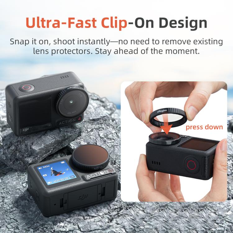 aMagisn Filter For DJI Action 5 Pro / 4 / 3, Spec: CPL - Lens Filter by aMagisn | Online Shopping UK | buy2fix