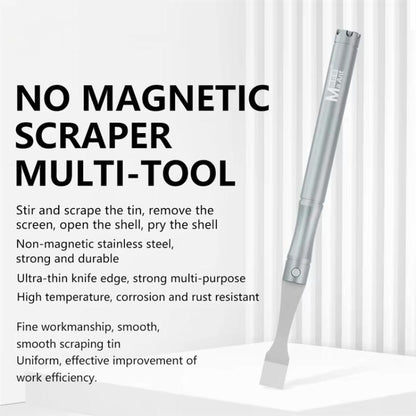 MaAnt M-068 Cell Phone Repair Non-Magnetic Stainless Steel Scraper Removal Tablet Paste Stirring BGA Pry Bar Degumming Tool - Crowbar by MaAnt | Online Shopping UK | buy2fix