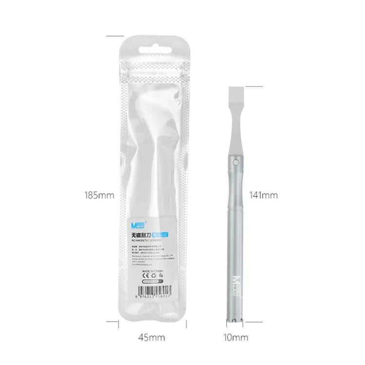 MaAnt M-068 Cell Phone Repair Non-Magnetic Stainless Steel Scraper Removal Tablet Paste Stirring BGA Pry Bar Degumming Tool - Crowbar by MaAnt | Online Shopping UK | buy2fix