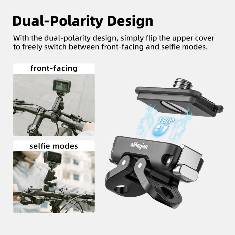 aMagisn Mini Quick Release Mount for Sports Cameras, Spec: 1/4 Upper Cover - Quick Release Plate by aMagisn | Online Shopping UK | buy2fix