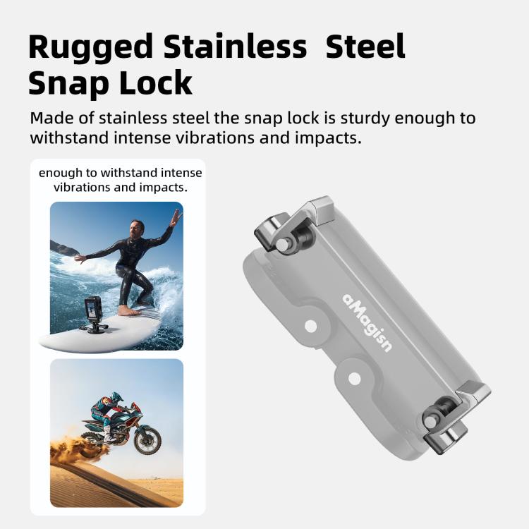 aMagisn Mini Quick Release Mount for Sports Cameras, Spec: 1/4 Inch Base + 1/4 Inch Cover - Quick Release Plate by aMagisn | Online Shopping UK | buy2fix