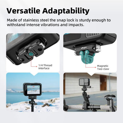 aMagisn Mini Quick Release Mount for Sports Cameras, Spec: 1/4 Inch Base + 1/4 Inch Cover - Quick Release Plate by aMagisn | Online Shopping UK | buy2fix