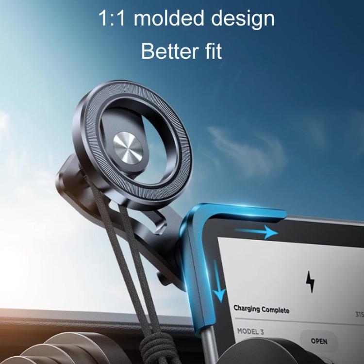 Z02 For Tesla Model 3 / Y Floating Screen Car Phone Holder Automotive Navigation Magnetic Mount - Special Car Holders by buy2fix | Online Shopping UK | buy2fix