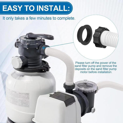 11228 For Intex Pool O-Ring Gasket Replacement Sand Filter Pump Motor Sealing Kit(Black) - Swimming Pool Parts by buy2fix | Online Shopping UK | buy2fix
