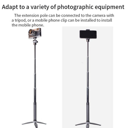 XILETU 19-73cm 5-section Telescopic Stabilizer Extension Rod Phone Camera Selfie Stick - Hand Held Monopod by XILETU | Online Shopping UK | buy2fix