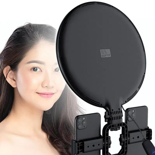Live Streaming Fill Light LED Photography Lamp Mobile Phone Eye Protection Soft Light Selfie Lamp, Spec: 12inch（Black） - Ring Light by buy2fix | Online Shopping UK | buy2fix