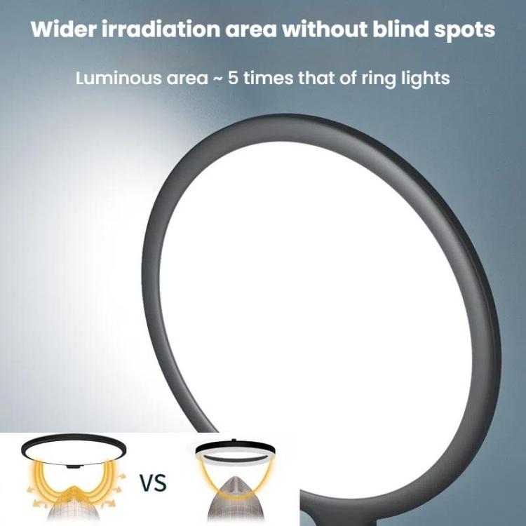 Live Streaming Fill Light LED Photography Lamp Mobile Phone Eye Protection Soft Light Selfie Lamp, Spec: 10inch（Black） - Ring Light by buy2fix | Online Shopping UK | buy2fix