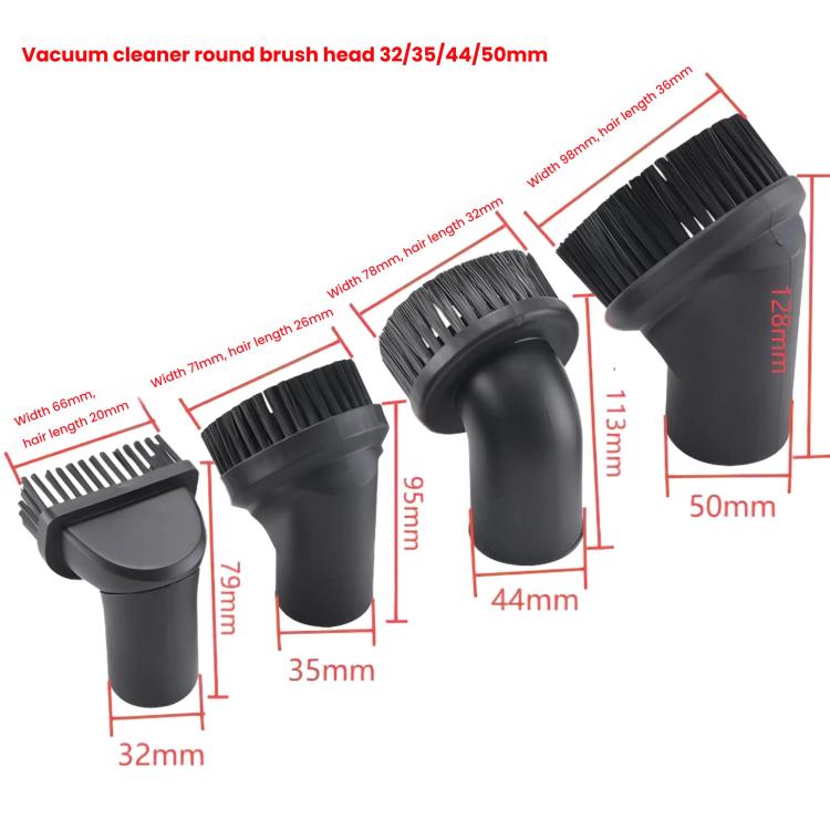 For Vacuum Cleaner Brush Head Accessories Suction Head Round Brush, Spec: 32x79mm - Other Accessories by buy2fix | Online Shopping UK | buy2fix