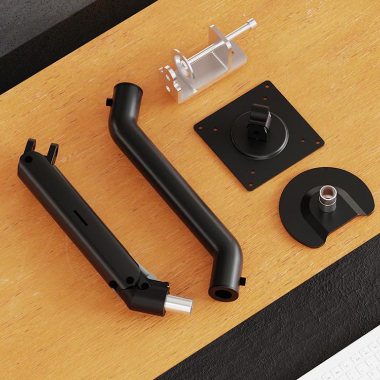 For 15-32 Inch Monitor Bracket Adjustable Gas Spring Computer Screen Desk Mount Stand(White) - Laptop Stand by buy2fix | Online Shopping UK | buy2fix