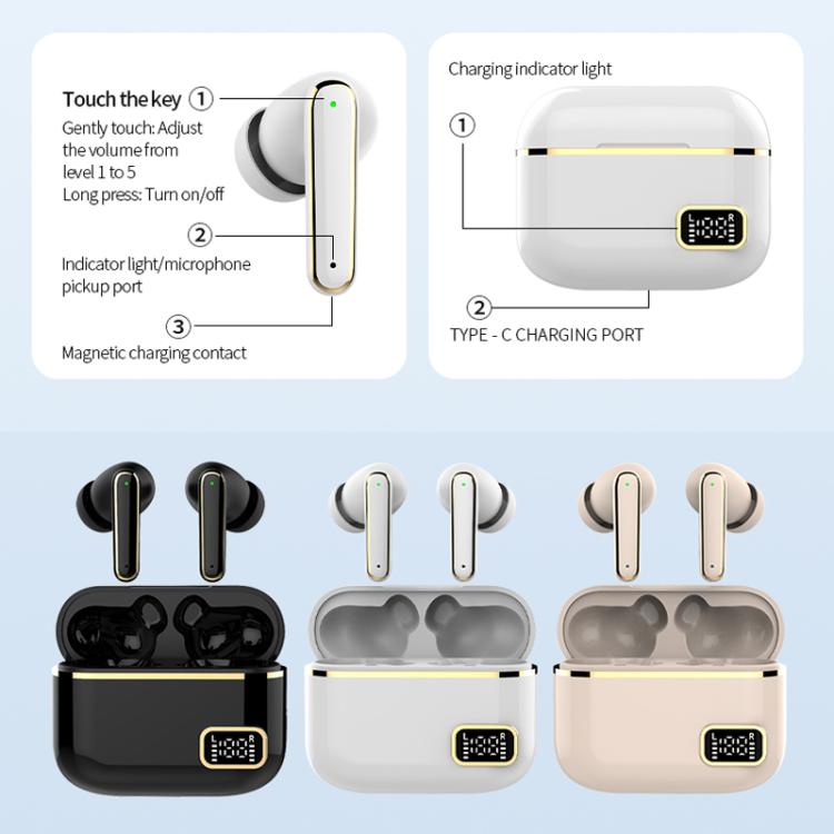 Smart Touch In-Ear Hearing Aid With Digital Charging Compartment(Skin Color) - Hearing Aids by buy2fix | Online Shopping UK | buy2fix