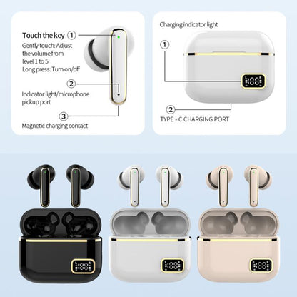 Smart Touch In-Ear Hearing Aid With Digital Charging Compartment(Skin Color) - Hearing Aids by buy2fix | Online Shopping UK | buy2fix