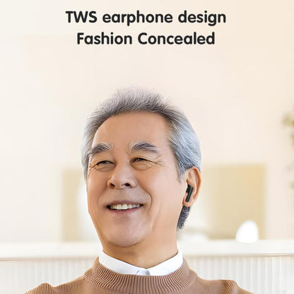 Smart Touch In-Ear Hearing Aid With Digital Charging Compartment(Skin Color) - Hearing Aids by buy2fix | Online Shopping UK | buy2fix