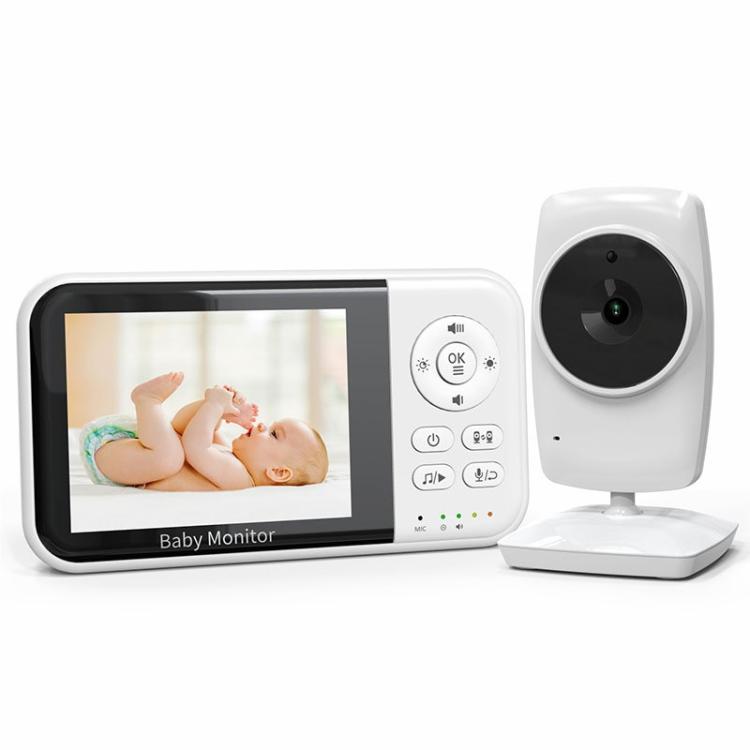 3.2 inch LCD Wireless Video Baby Monitor 2 Way Audio Talk Night Vision Surveillance Security Camera US Plug - Baby Monitor by buy2fix | Online Shopping UK | buy2fix