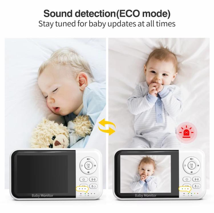 3.2 inch LCD Wireless Video Baby Monitor 2 Way Audio Talk Night Vision Surveillance Security Camera AU Plug - Baby Monitor by buy2fix | Online Shopping UK | buy2fix