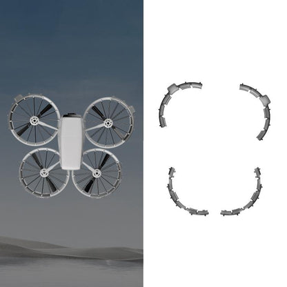 For DJI Flip RCSTQ Paddle Impact Protector Cushioning Anti-scratch and Anti-bump Ring(Gray) - Other by RCSTQ | Online Shopping UK | buy2fix