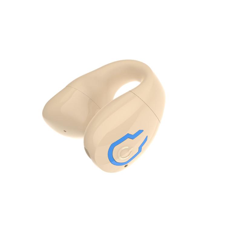 Bluetooth Earpiece Single Ear Clip-On Non-Intrusive Design Sports Headphones for Running(Skin) - Sport Earphone by buy2fix | Online Shopping UK | buy2fix