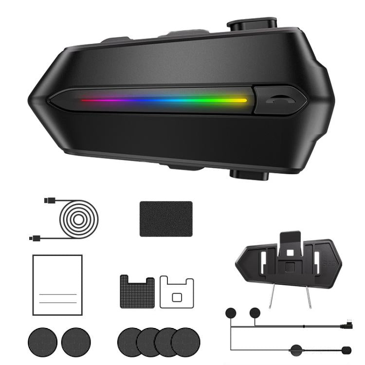 C5S IPX6 Waterproof CVC Noise Reduction Motorcycle Helmet Bluetooth Headset, Spec: Hard Mic - Motorcycle Walkie Talkie by buy2fix | Online Shopping UK | buy2fix