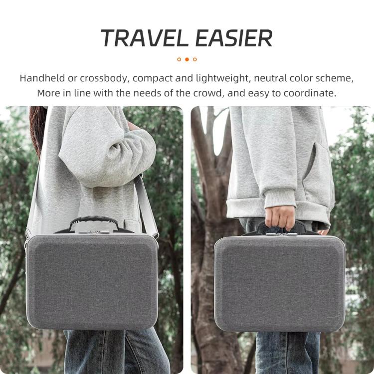 For DJI Flip XFJI Smooth Fly Portable Storage Bag Handheld Shoulder Bag(Gray) - Other by XFJI | Online Shopping UK | buy2fix
