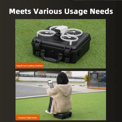 For DJI Flip BRDRC Explosion-proof Waterproof Case With Screen Remote Control Suitcase Shoulder Crossbody Bag(Black) - Other by BRDRC | Online Shopping UK | buy2fix
