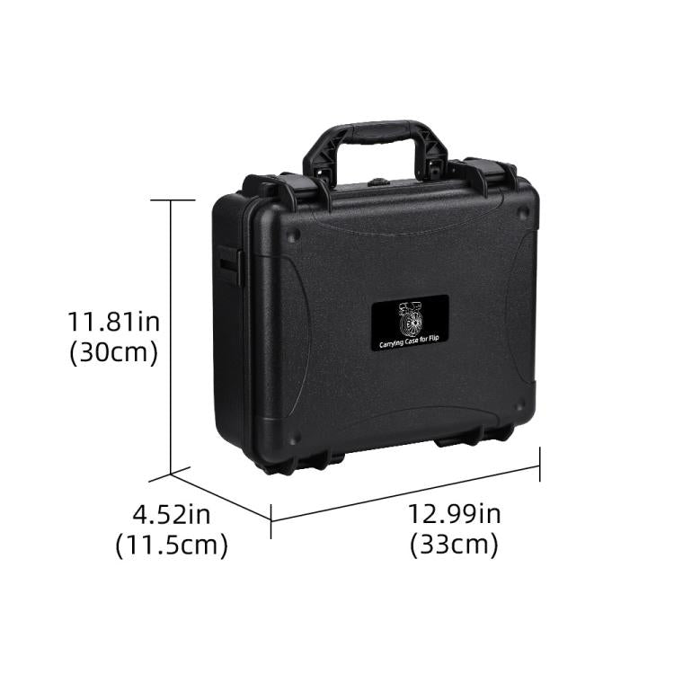 For DJI Flip BRDRC Explosion-proof Waterproof Case With Screen Remote Control Suitcase Shoulder Crossbody Bag(Black) - Other by BRDRC | Online Shopping UK | buy2fix