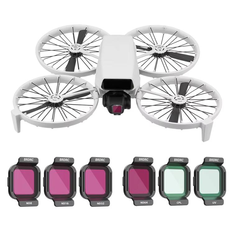For DJI Flip BRDRC Lens Filters Protective Lens Accessories, Style: CPL - Other by BRDRC | Online Shopping UK | buy2fix