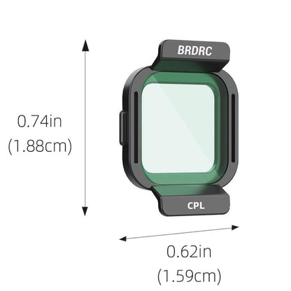 For DJI Flip BRDRC Lens Filters Protective Lens Accessories, Style: CPL - Other by BRDRC | Online Shopping UK | buy2fix