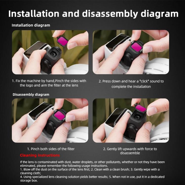 For DJI Flip BRDRC Lens Filters Protective Lens Accessories, Style: CPL - Other by BRDRC | Online Shopping UK | buy2fix