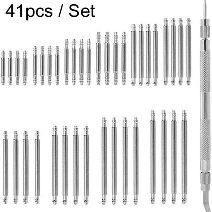 41pcs / Set Watch Repair Tools Raw Lugs Watch Shaft Combination Set - Watch Parts & Tools by buy2fix | Online Shopping UK | buy2fix