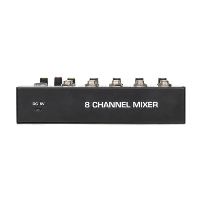 Q48 8 Channel Audio Mixer Console Stage Mixer Professional Digital Reverberator Effects Karaoke Live Equipment - Live Sound Effects Processors by buy2fix | Online Shopping UK | buy2fix
