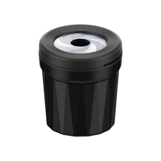 A636 Screw Cap Opening And Closing Ashtray Car Home Use Desktop Ashes Holder(Black)