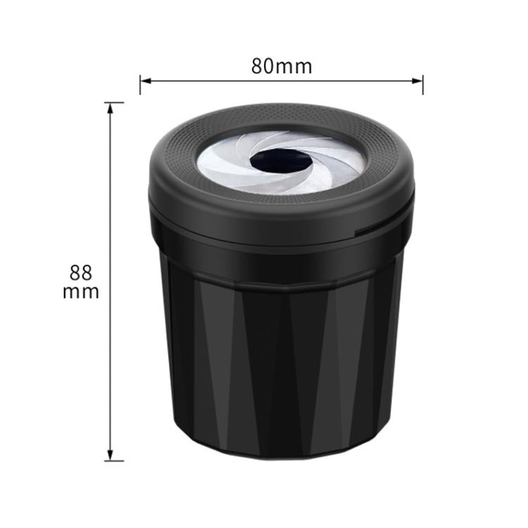 A636 Screw Cap Opening And Closing Ashtray Car Home Use Desktop Ashes Holder(Black Gold) - Ashtrays by buy2fix | Online Shopping UK | buy2fix